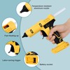 100W Hot Melt Glue Gun Fast Heating Battery Powered Cordless