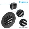 PATIKIL 3" Round Air Vent Cover, 2pcs 304 Stainless Steel