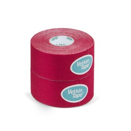 VETKIN VetkinTape Displaybox | 20 Uncut Rolls 1.2″ X 16' | Equine & Canine Kinesiology Tape | Kinesiology Tape for Veterinary Purposes | Available Colors: Black, Blue, Red & Orange (Red)