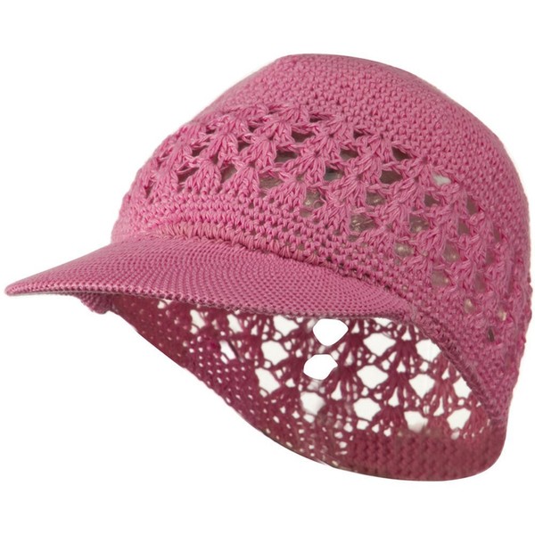 TITAN Sport Cotton Visor Kufi Cap - Pink