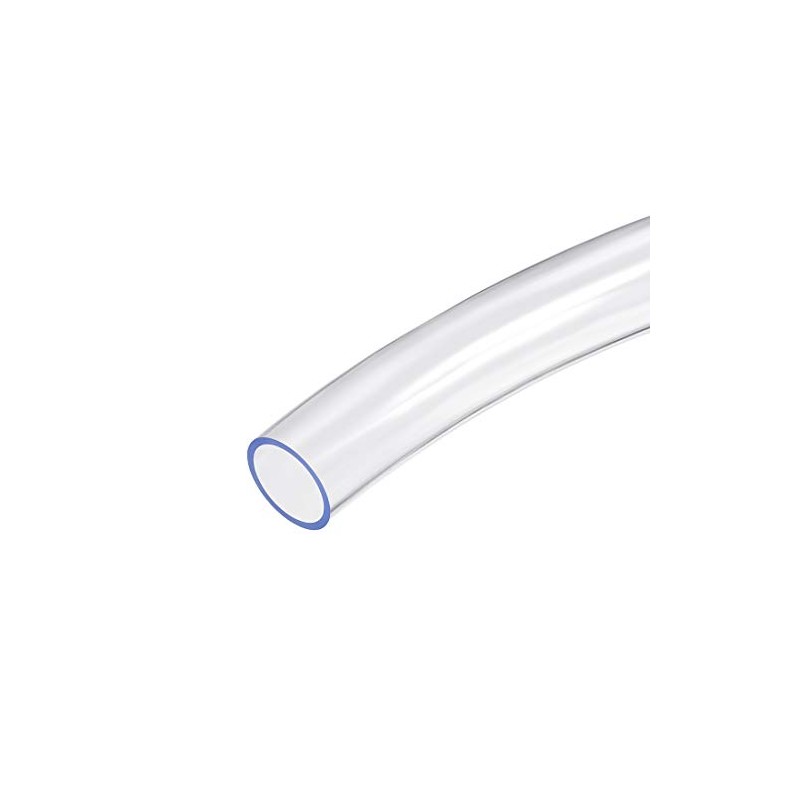 sourcing map PVC Clear Vinyl Tubing, 25mm(1") x 30mm(1 3/16")