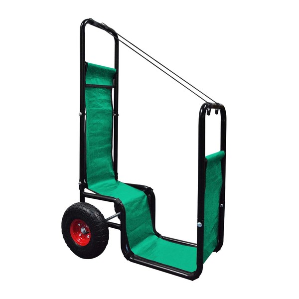 Kapler Firewood Cart with Wheels Heavy Duty Steel Wood Rock