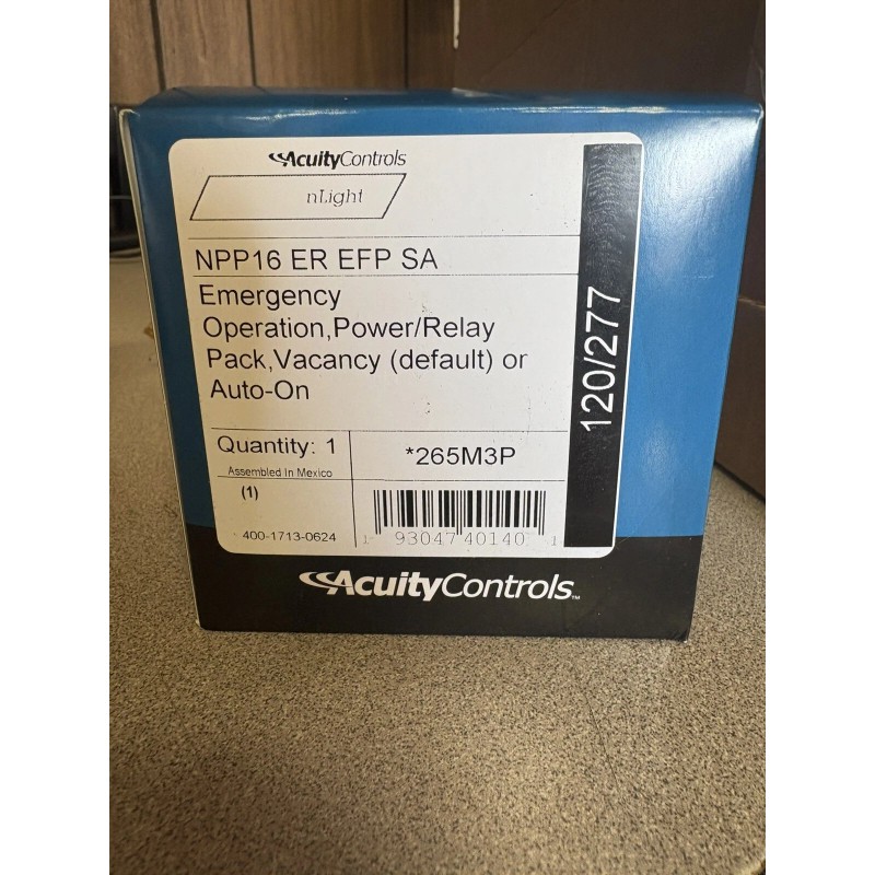 Acuity Controls nLight Emergency Relay Pack NPP16 ER EFP SA
