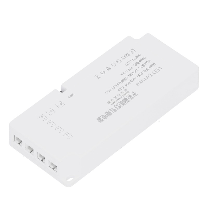 LED Cabinet Light Power Supply Integrated 6‑Bit Jump Wire 12V