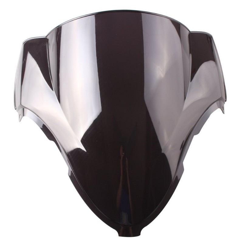 Luckmart Motorcycle Front Windshield Wind screen Double Bubble Compatible for