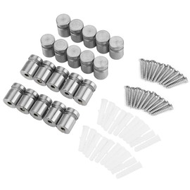 20pcs M16*20mm Stainless Steel SS304 Glass Standoff Advertise Fixing Pin Sign Mounting Hardware