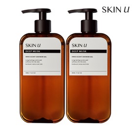 Happy Bath [Coupon Discount] SkinU Innocent Musk Shower Gel 500g 2 packs / 해피바스 [쿠폰할인]스킨유 이노센트 머스크 샤워젤 500g 2입