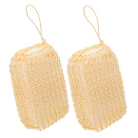 BIUDECO Body Scrubber Bath Sisal Pads Exfoliating Shower Brush Sisal Pads 2 Pack