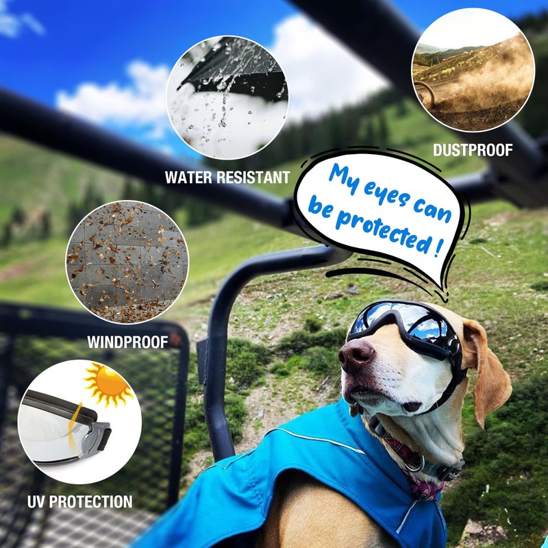 Namsan Namsan Dog Goggles Anti-UV Pet Sunglasses Waterproof Windproof Eye