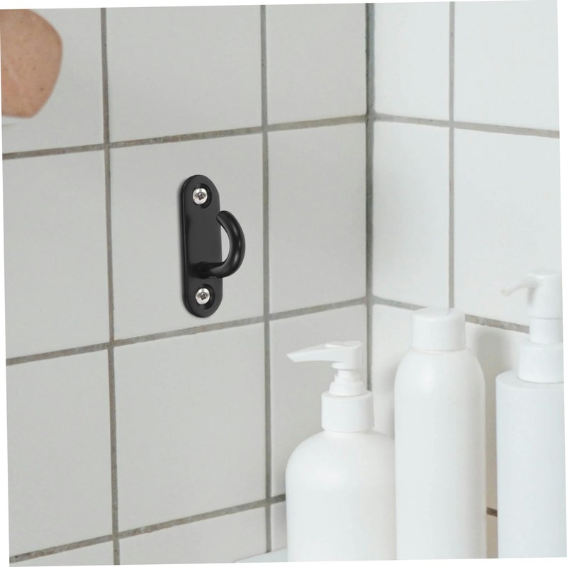 Totority 4Pcs Stainless Steel Pad Eye Hooks for Ceiling and