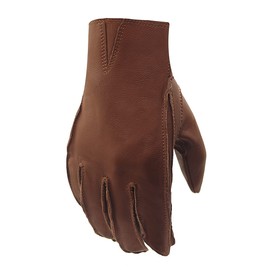 Harssidanzar Vintage Leather Motorcycle Gloves Biker Gloves for Men Racing Glove Riding Gloves Unlined GM039US,Light Brown,Size XL