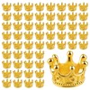 100PCS Small Mini Crowns for Crafts，Gold Crown Beads Elegant