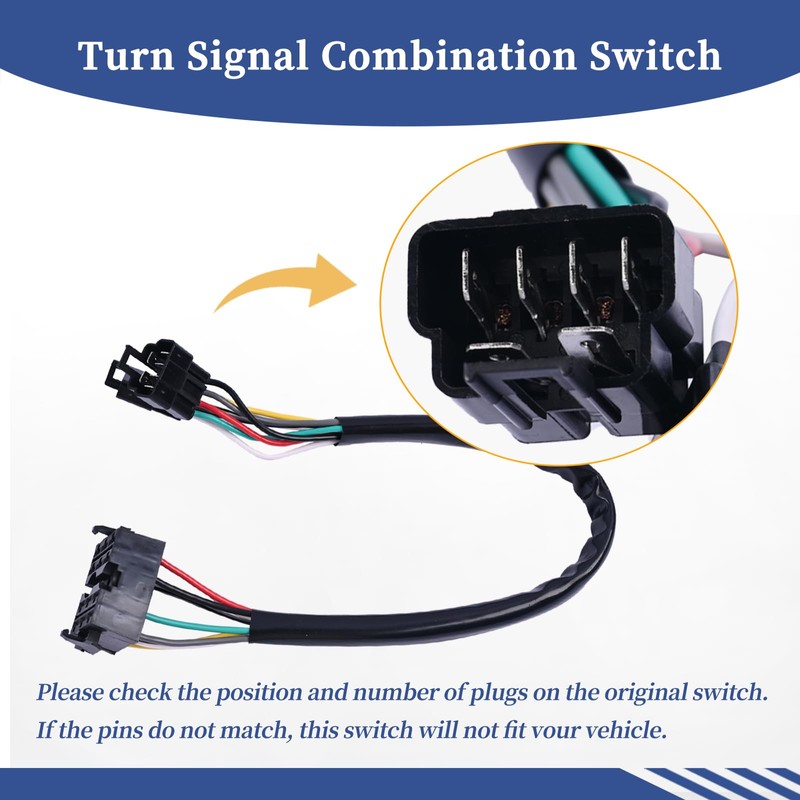 Getfarway Turn Signal Combination Switch Multifunction Combination Switch with Harness