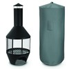 LIVIVO Chimenea Fire Pit Cover - For Outdoor Patio Heater