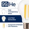 FLSNT 100W Equivalent A19 LED Light Bulbs, Efficient 12W, 1600Lumens,