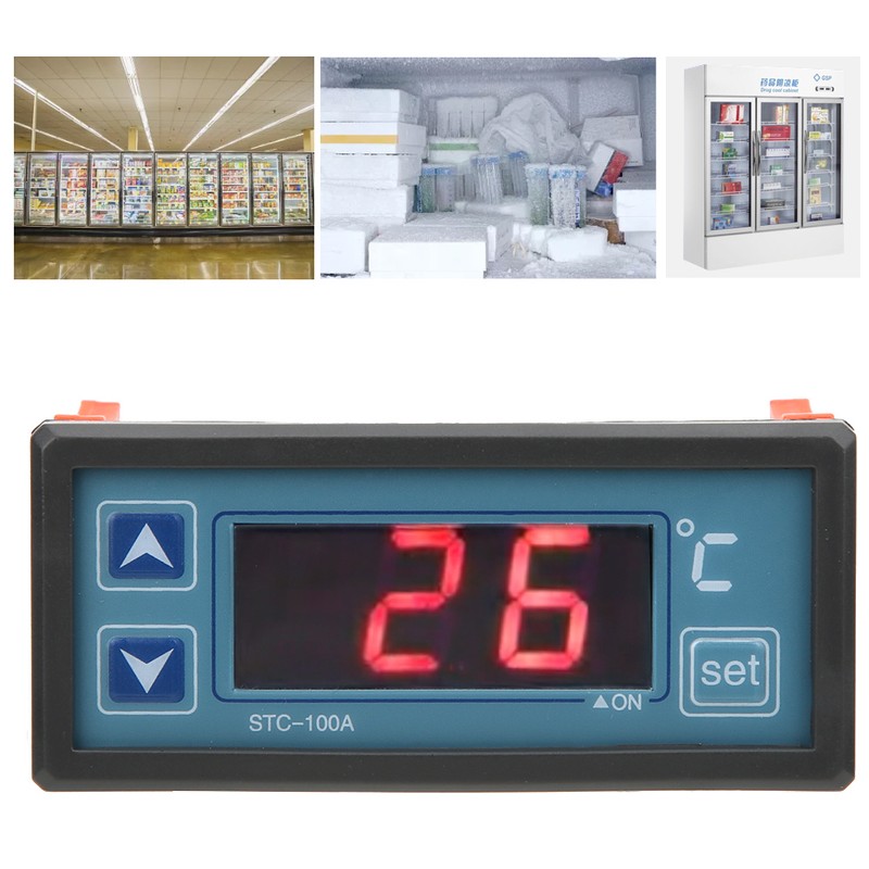 STC 100A -50℃-99℃ Range Temperature Controller Support for Refrigerating Heating