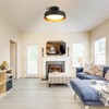 SunRider Semi Flush Mount LED Ceiling Light Fixture, 12-inch 25W