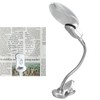 Magnifying Glass with Light Adjustable Flexible Gooseneck Clip On Magnifying