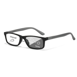 VIEWBETTER Photochromic Reading Glasses Progressive Transition Sunglasses UV Protection Lightweight Spring Hinge PHRG2327