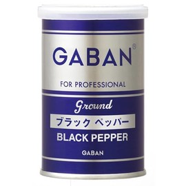 House Foods GABAN Black Pepper Can, 2.5 oz (70 g) x 2 Packs [GABAN Quality Concerning Ingredients, Manufacturing and Quality, Friendly Capacity and Size for Home Use, Supported by Professional Chefs]