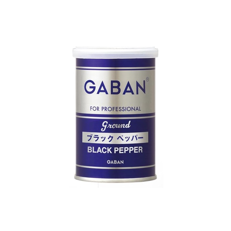 House Foods GABAN Black Pepper Can, 2.5 oz (70 g)