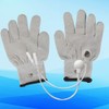 Healifty Conductive Gloves, Electrode EMS Gloves with Push Button Electrode
