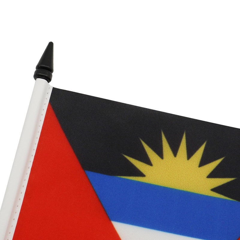 Antigua and Barbuda Table Flag 4'' x 6'' - Antiguan
