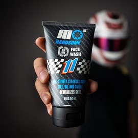 Mo' Handsome Jabón Facial Premium Para Hombre: Limpiador De Alto Rendimiento, Hidratante Y De Limpieza Profunda Para Hombres Activos | Elimina La Suci