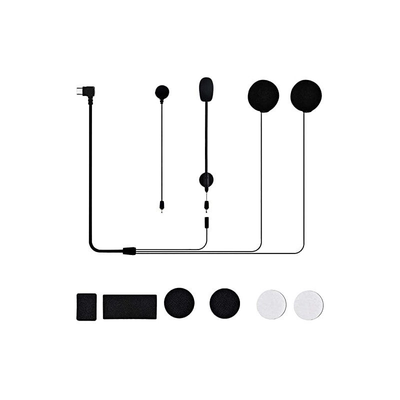 TNICER Helmet Speaker Set, Compatible with T2 and G1EX Models