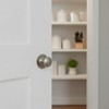 trust4care 4-Pack Thick Brushed Satin Nickel Backplate for Cabinet Knobs,