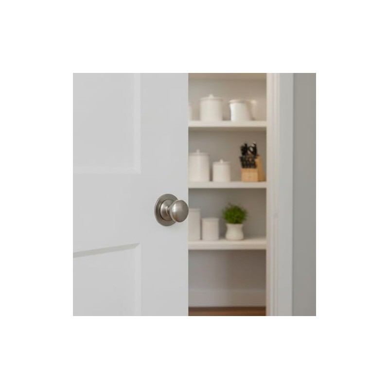 trust4care 4-Pack Thick Brushed Satin Nickel Backplate for Cabinet Knobs,