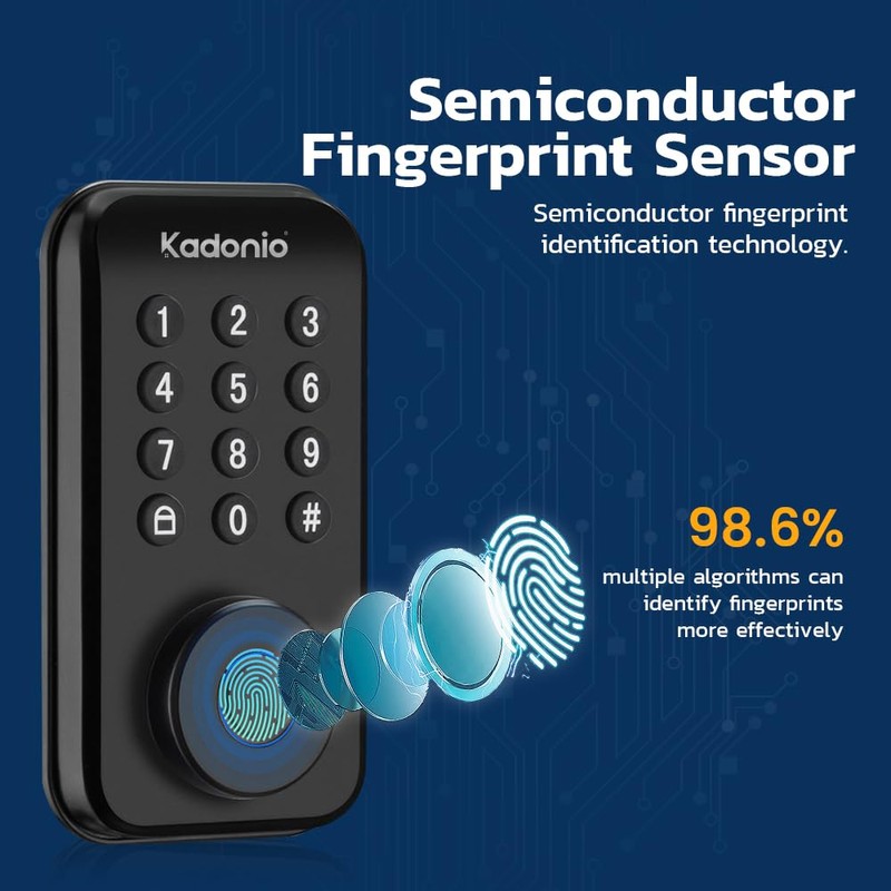 Keyless Entry Door Lock with Keypad - Smart Deadbolt Lock