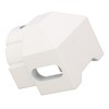 RV Awning End Plug White Solid Aluminum Durable Easy Installation
