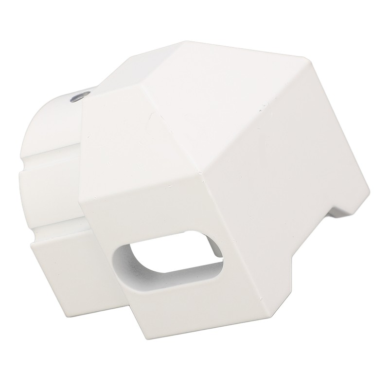 RV Awning End Plug White Solid Aluminum Durable Easy Installation