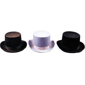 Quality Felt Top Hat (Black;Small)