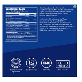 Bulletproof Zen Mode Stress Relief and Tranquility Capsules, 45 Count.