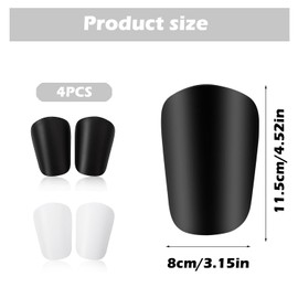 Pack of 4 Shin Pads, Small Shin Pads, Mini Shin Pads, Football, Small Shin Pads, Protective Equipment, Shin Pads, Protective Equipment for Men, Women, Children