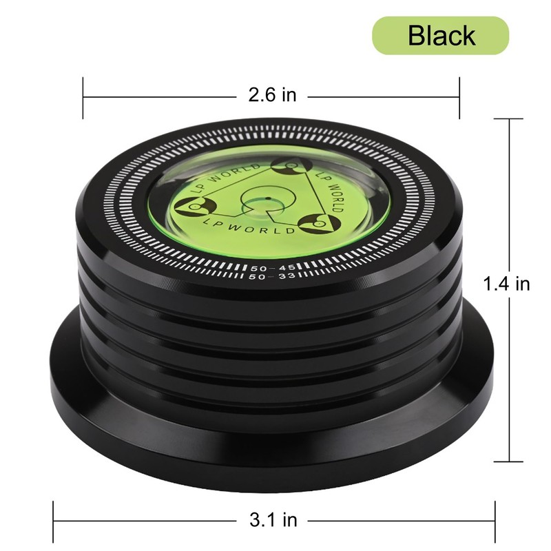 Tenlysound Turntable Level (RW628, Black)