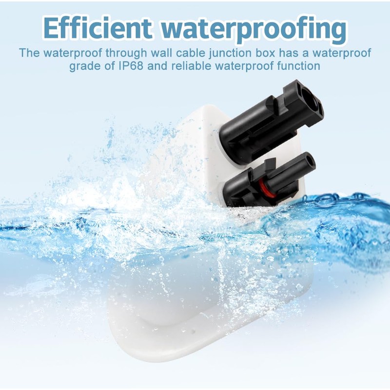 Udbrud Roof Feed-Out, Pack of 2 IP68 Solar Double Cable