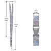 Rolseley Multicoloured Lanyard Neck Strap with Safety Clasp and Swivel