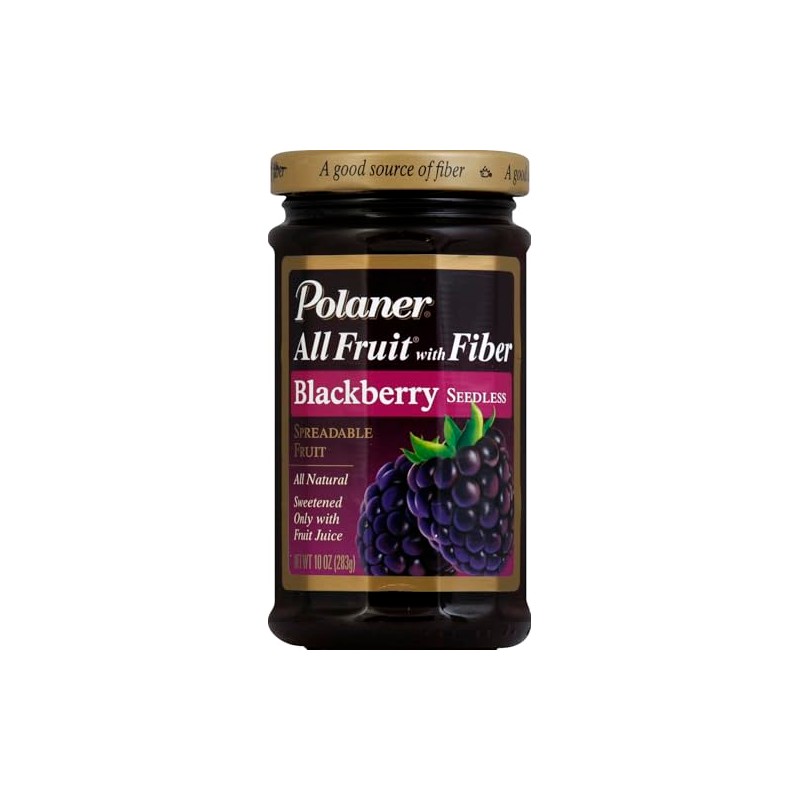 Polaner All Fruit With Fiber Blackberry Seedless Spreadable Fruit 10
