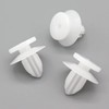 VVO Fasteners White Plastic Clips Side Skirts Sill Trim Compatible