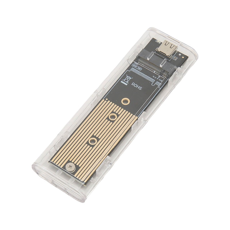 M.2 NVMe SATA SSD Enclosure NVMe to USB C 3.1