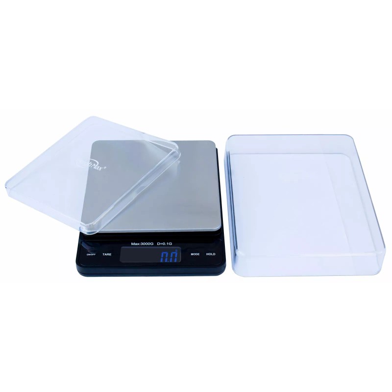 Weighmax Digital 3000 x 0.1g Pocket Scale, light-weight kitchen and
