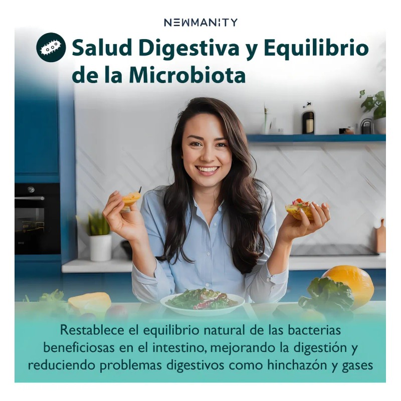 Suplemento en cpsula Newmanity MineralesVitaminas de NewBiotics 60 Billones x