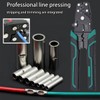 Tnisesm 240 Pcs Non-Insulated Butt Connectors Assortment Kit,Seamless Uninsulated Butt
