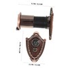 Mipcase Door Peephole Viewer with Bell Privacy Protection for Apartment