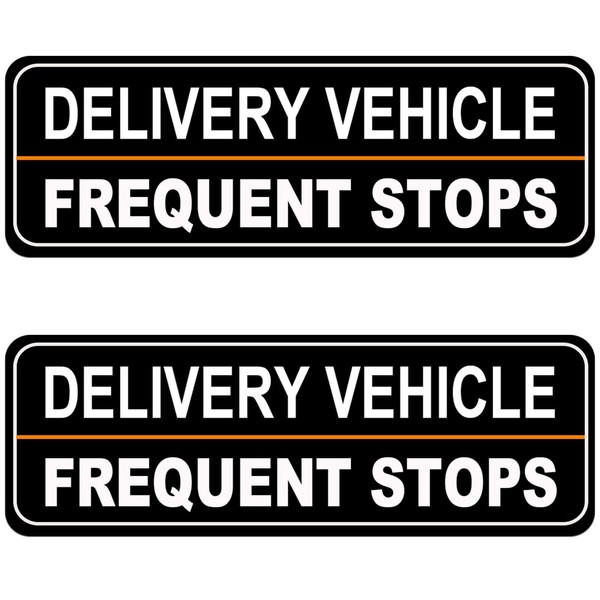 NIMONA Delivery Driver Magnet for Car - 2-Pack Caution Frequent