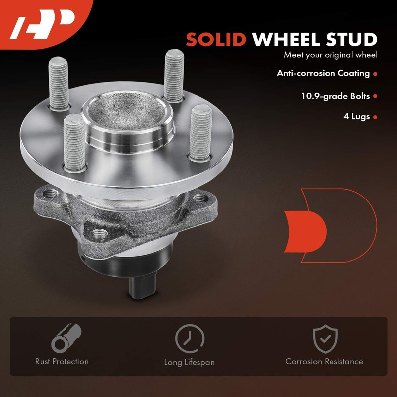 A-Premium 2 x Front Wheel Bearing and Hub Assembly with