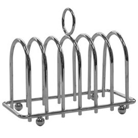 Genware Chrome Horseshoe Toast Rack | Stainless Steel Toast Rack, Horseshoe Toast Holder